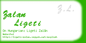zalan ligeti business card